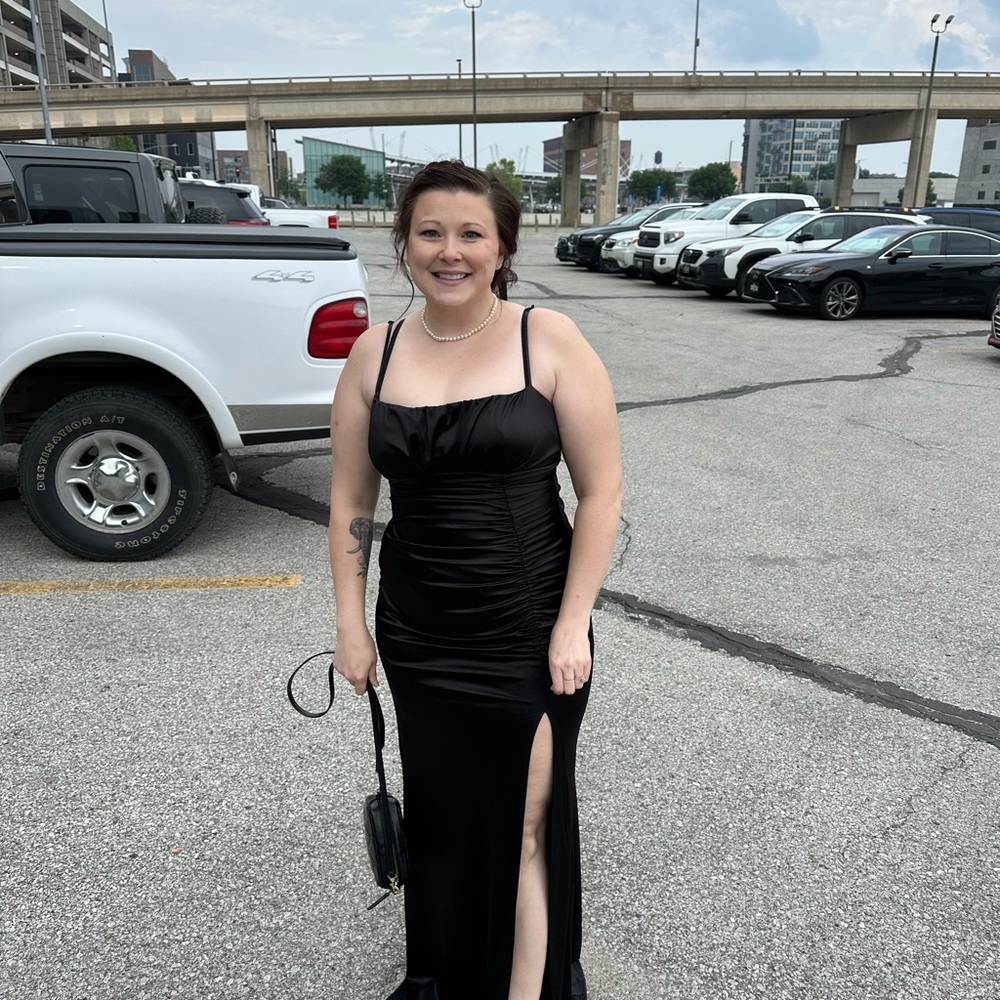 Elegant Black Evening Gown
